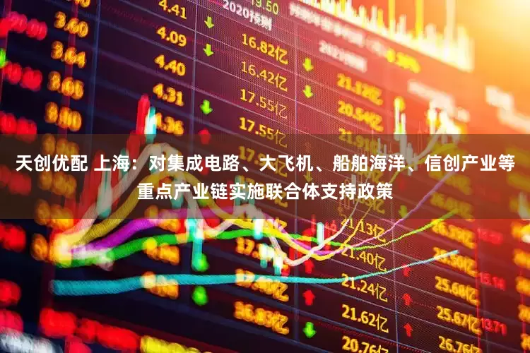 天创优配 上海：对集成电路、大飞机、船舶海洋、信创产业等重点产业链实施联合体支持政策
