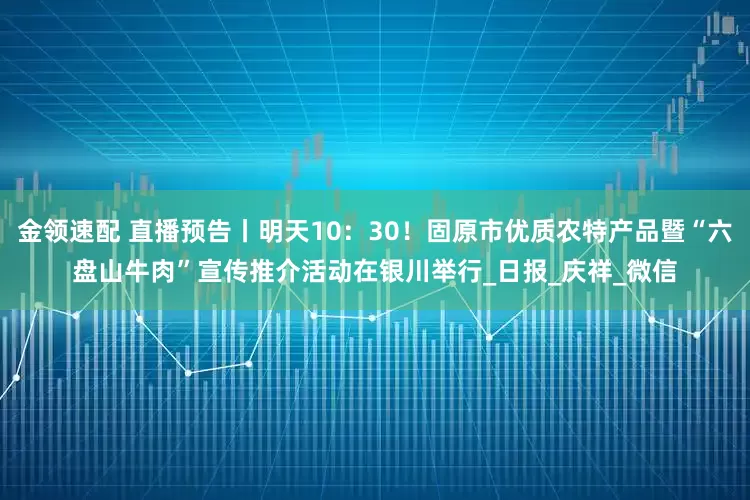 金领速配 直播预告丨明天10：30！固原市优质农特产品暨“六盘山牛肉”宣传推介活动在银川举行_日报_庆祥_微信